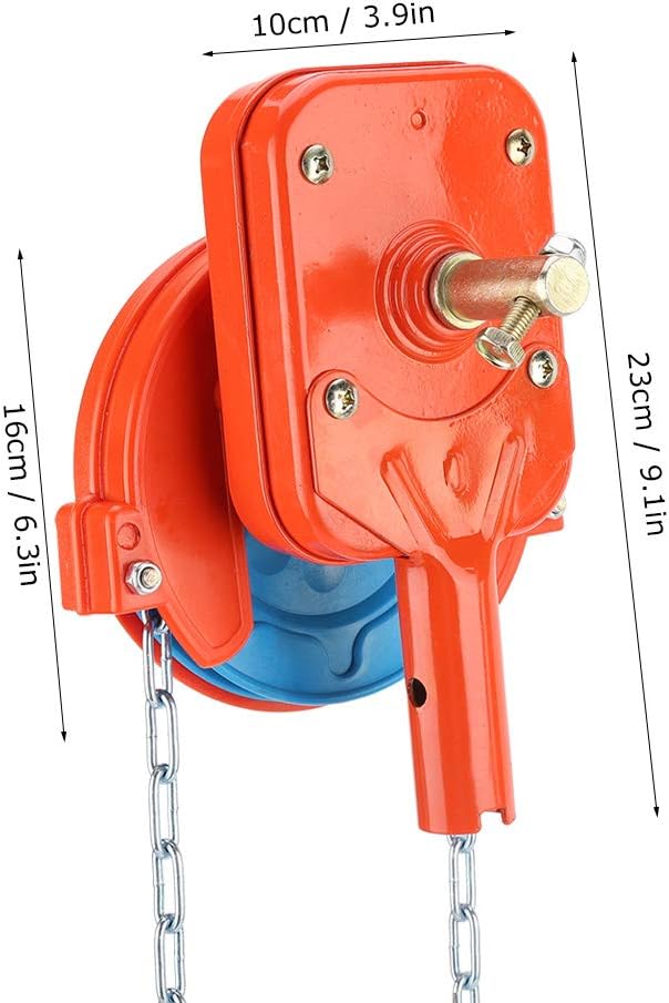 HEEPDD Manual Film Coiler, Manual Filters Air Filters Film Coiler Device Greenhouse Side Top Film Coiling Machine Gardening Tool for Greenhouse Side Top Film Coiling