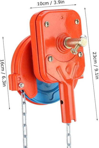 HEEPDD Manual Film Coiler, Manual Filters Air Filters Film Coiler Device Greenhouse Side Top Film Coiling Machine Gardening Tool for Greenhouse Side Top Film Coiling