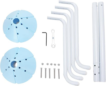 Pool Filter Cleaner Stand, Stainless Steel Rotating Pool Filter Cleaner Tool for Cartridges, with for Swimming Pool Filtration System