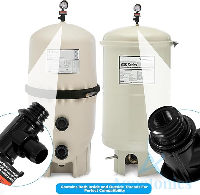 Air Relief Valve – Pressure Relief Valve 98209803 Replacement for FNS, FNS Plus, SMBW 2000 Series and 4000 Series, Clean and Clear – Pool Filter Valve for Pressure Release