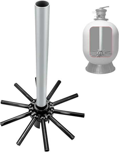 SX244DA Lateral Assembly with Center Pipe Compatible with Hayward s244t Sand Filter Tank, Threaded Lateral Assembly for Hayward S244TC, S270T, S270T2, Spa Pool Sand Filter Replacement Parts