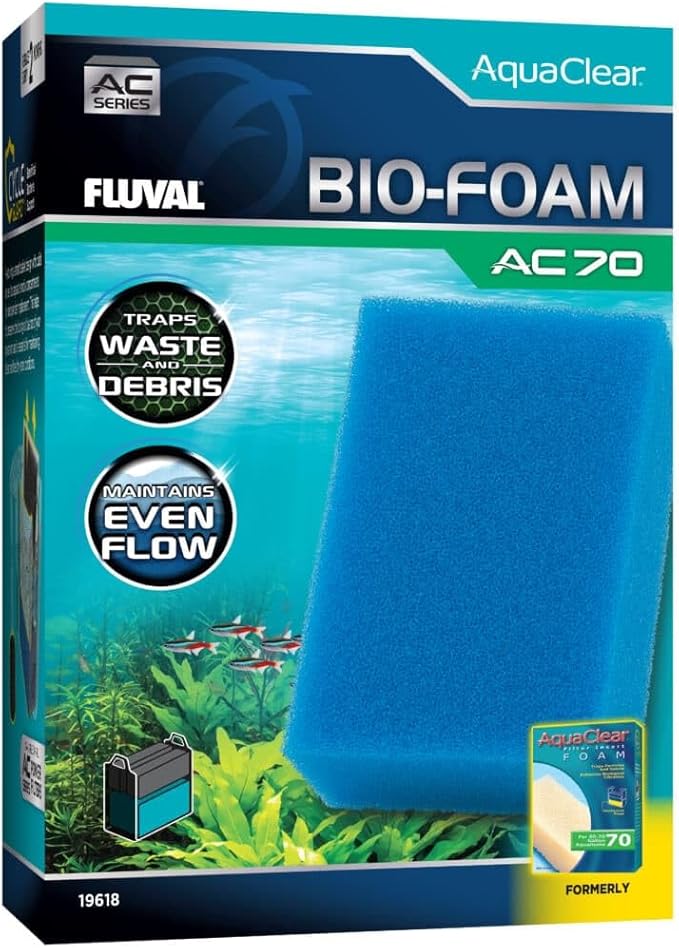 Fluval - BIOMAX for AC70/AC110 Power Filter, 8.8 oz / 250 g, 2-Pack – for Use in Freshwater & Saltwater Aquariums