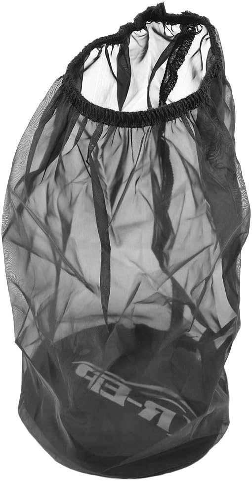 Filter Wrap Universal Air Filter Cover for High Air Intake Filters Dust Cloth Black (Big)