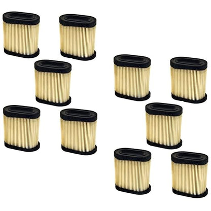 Stevens Lake Parts Set of 10 New Air Filter Fits MTD, Tecumseh, Fits Toro, White Outdoor LEV100, LEV115, LEV120, OVRM105, OVRM65, TVS115 Models Interchangeable with 100-812, 30-031, 36905, 9200