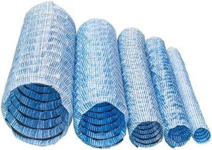 Perforated Drainage Pipe - 5cm (2in) Diameter, Flexible Underground Drainage Tube for Construction Sites and Sports Fields, Ideal Weeping Tile Solution