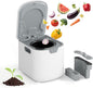 COWSAR 2.5L Electric Composter for Kitchen, Smart Compost Bin for Countertop with 2 Carbon Filters/Auto-Cleaning/LED Display, Indoor Compost Bin with Low Noise, Odor-Free Compost Machine