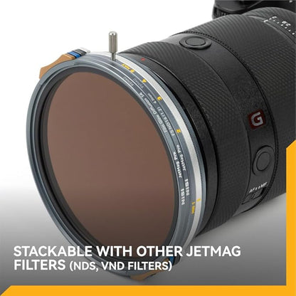 NiSi - JetMag Pro 82MAG Film Glow 1/4 - Cinematic Mist Glow Diffusion Filter, Highlight Bloom for Photo & Video, Nano Coated Optical Glass, Ultra-Slim Frame - Adapter Ring Required