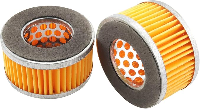 2 PCS Replacement Compressor Air Filter Element Air Compressor Intake Paper Filter Elements, Type 1