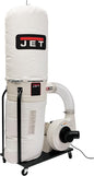 JET Vortex Cone Dust Collector, 30-Micron Bag Filter, 2 HP, 230V 1Ph (Model DC-1200VX-BK1)