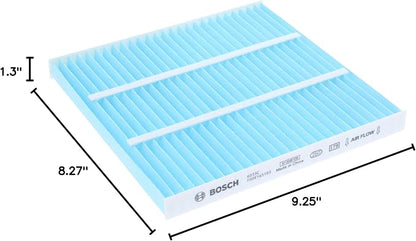BOSCH 6033C HEPA Cabin Air Filter - Compatible with Select Dodge Dart; Pontiac Vibe; Toyota Tacoma