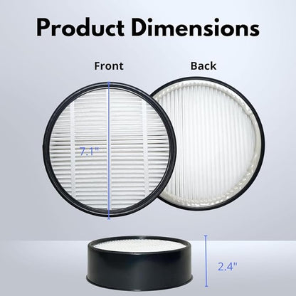 Nispira Filter Replacement for Holmes Egg Air Purifier 360° HAP600B-TU True HEPA Air Intake Removes Dust, Contaminants, 3 Packs