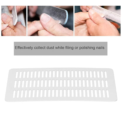 Nail Dust Collector Filter Stainless Steel Replacement Accessory for YM8A Vacuum Cleaner Effectively Collects Dust While Filing or Polishing Nails 19.8 x 12.4cm Size