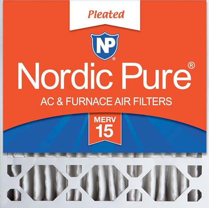 Nordic Pure 20x20x5 (Actual Size: 19 5/8 x 19 7/8 x 4 3/8) Honeywell/Lennox Replacement MERV 15 Air Filter 1 Pack