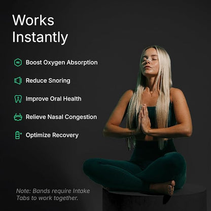 Intake Breathing Extra Intake Bands (Pack of 2), Extra-Large (L2), Clear. (Tabs NOT Included)