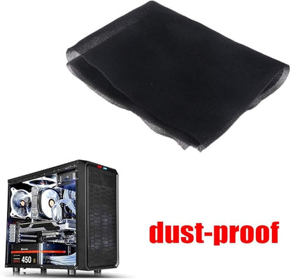 PC Fans Dust Filter Computer Black Dustproof Sponge 60ppi Density Filter for Electric Control Boxes