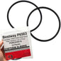 Captain O-Ring - Replacement P6563 O-Ring for Bestway Flowclear 1000/1200/1500 Sand Filter Strainer Lid (2 Pack, P6563ASS16)