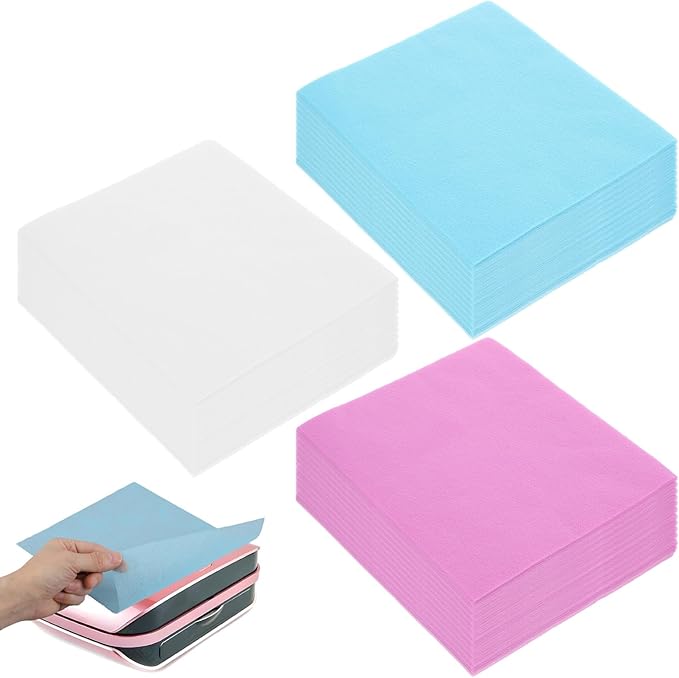 1200 Sheets Nail Dust Collector Filter Paper, Disposable Dust Collector Sheet for Nails Tech Filter Sheet for Nail Vacuum Cleaner Supplies Nails Salon Accessories
