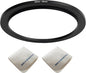 82mm Lens to 95mm Camera Lens Adapter 82mm to 95mm Step Up Ring Adapter Ring for All Brands of UV ND CPL, with Premium Lens Wiping Cloth 2 Pack (82mm-95mm)