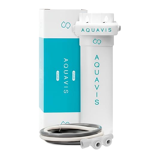 Aquavis Pulse 10 Under Sink Water Filter System, Third-Party Tested, Removes Lead, PFAS, Chlorine, Microplastics, VOCs, High-Flow Activated Carbon Filtration, DIY 15-Min Install, 750 Gallons Capacity