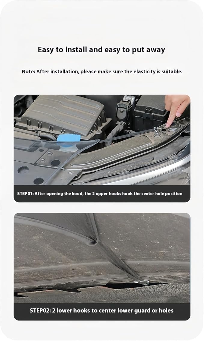 Car Grill Mesh – Premium Bug Screen for Automotive Grille, Radiator Protection, Debris Prevention with Durable Net (Black)