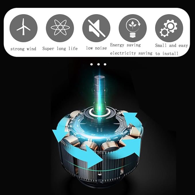 Inline Extractor Duct Fan with Speed Controller 3 Inch/75mm Air Diffuser Booster 10W 12V Air Circulation Blower for Greenhouse Attic Wardrobe