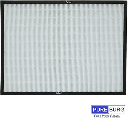 PUREBURG Replacement Filter Pack Compatible with RabbitAir BIOGS CLASSIC SPA-421A SPA-582A Air Purifier,H13 HEPA + Activated Carbon Filter Air Clean dust PM2.5 Odor