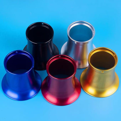 50mm Carburetor Air Filter Trumpet Velocity Stack Funnel CNC Alloy Parts Fit for PE VM 21mm,24mm,26mm,28mm,30mm, for Honda Yamaha Kawasaki ATV Dirt Bike Carb Intake Wind Horn Cup. (red)