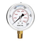 SENCTRL 5000 Psi Glycerin Liquid Filled Hydraulic High Pressure Gauge, 2.5" Dial Size, 1/4" NPT Lower Mount, Stainless Steel Case, for Air Gas Water Oil Pressure Test