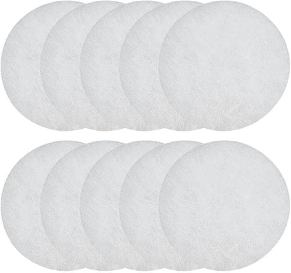 Air Filter G3 for Helios ELF-DLV 125, 10 Pack, 110 mm Diameter, Synthetic PET Fiber, Coarse Dust Retention, for ISO Coarse 50%, F1F1K1 Fire Rating, Up to 100°C