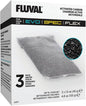 Fluval Spec/Evo/Flex Activated Carbon, Replacement Aquarium Filter Media, 3-Pack, A1377,Black