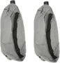 Wall Grinder Vacuum Bag for Dust- Self-Priming Sandpaper Machine, Dust Collector Replacement Part for Renovation Tools, Grey(2PCS)