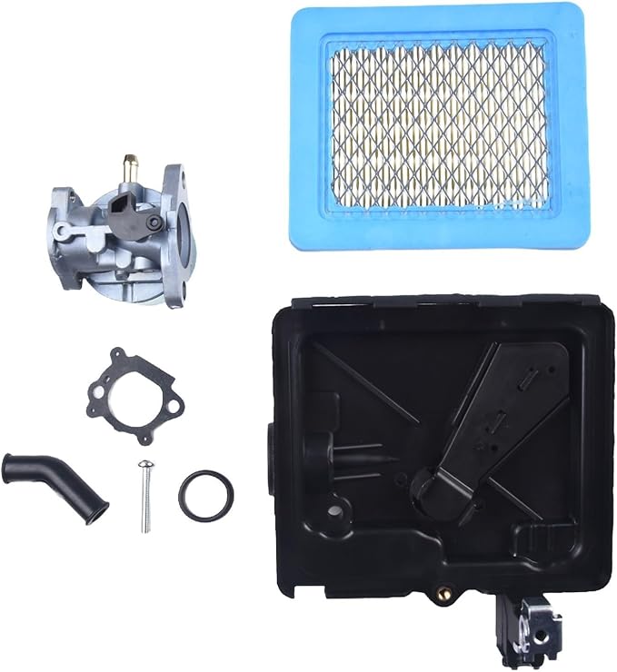 Carburetor Air Filter Cleaner Set Compatible with 799868 795259 498170 799872 694202 497586 for Craftsman Walk-Behind Mowers Replacement Kit for Outdoor Power Equipment
