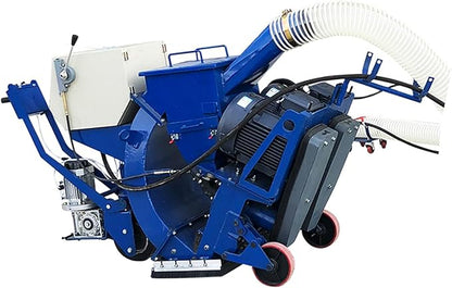 Road Pavement Shot Blasting Machine for Concrete Surface Profiling, Walk Behind Vacuum Shot Blaster for Asphalt Preparation, Parking Deck Resurfacing, Bridge Surface Cleaning