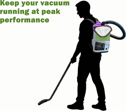 20 Pack 107666 Micro Filter Bags Compatible with ProTeam GoFit 3 Backpack Vacuum Cleaner,3 Quart Backpack Vacuum Bags