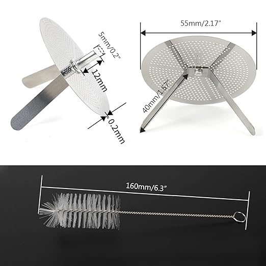 Stainless-Steel Funnel Resin Filter Cup for SLA/DLP/LCD 3D-Printer UV Double-Strainer Filter 3D-Printing Funnel Filter Strainer Resin