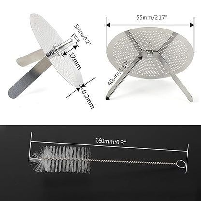 Stainless-Steel Funnel Resin Filter Cup for SLA/DLP/LCD 3D-Printer UV Double-Strainer Filter 3D-Printing Funnel Filter Strainer Resin