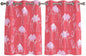 2 Panel Kitchen Cafe Curtains, Desert Camel Sunlight Filtering Nature Air Through, Home Decor Window Covering Tier Curtains for Bedroom Living Room Summer Sand Camel Animal Vintage Pink