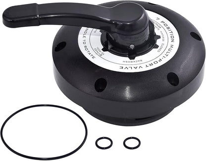 600-9600B/600-9600 1.5’’Multi-Port Valve Top Compatible with Waterways Sand Filter WVS003, for ClearWater, Carefree & TWM Sand Filter 7 Way Valve Lid