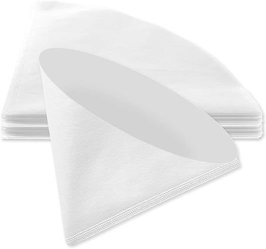 20 pcs 10 Inch Fryer Oil Filter, Non Woven Cooking Deep Oil Cones Strainer Grease Maple Syrup Beeswax Filter for Restaurant Kitchen Cafe Hotel Food Truck