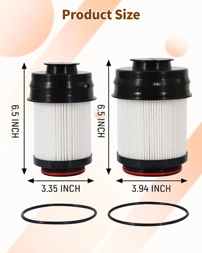 68677800AA Fuel Filter Kit Fit for Ram 2500 3500 4500 5500 Truck 2025 2026 6.7L L6 Cummins Diesel Turbo Engine | Fuel/Water Separator Filter