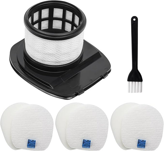 IX141 Filter Replacement for Shark IX141AMZ IX140 IX142 IX144 IZ140 IZ141 IZ142 IZ242 WZ140 WZ240 WZ250 UZ145 UZ155 QZ140 Pet Cordless Stick Vacuum, Part 616FJ140 & 617FJ140, 1 HEPA 3 Foam Felt Filter