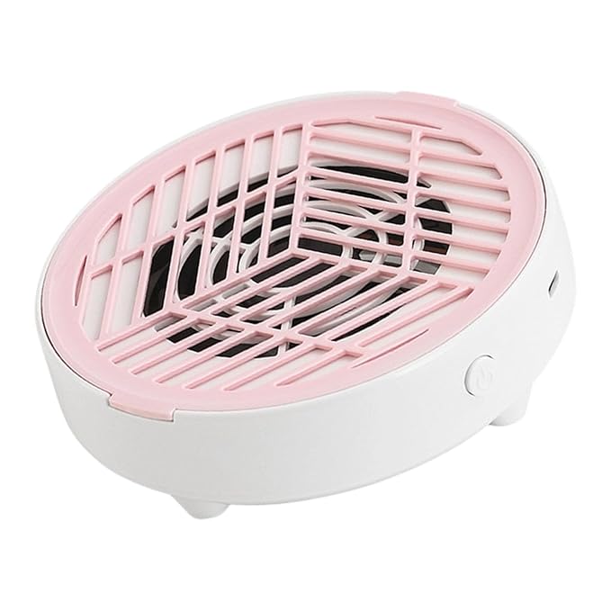 Nail Dust-Collector Filter for Nail Techs, Rechargeable Nail-Dust-Collector Sheets, Low Noise & Ergonomic Handle Design, Powerful Nails-Fan Nails-Tech-Must Haves for Gel Polish, Salon & Home Use