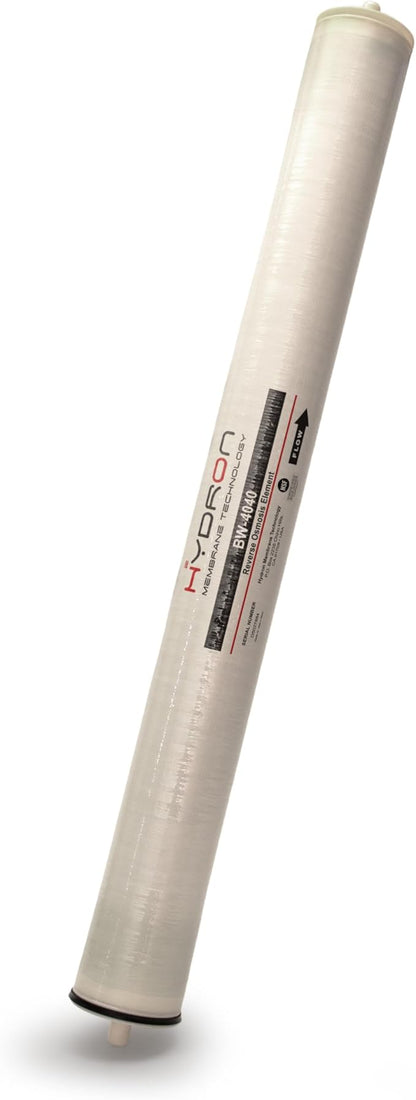 Hydron BW-4040 Reverse Osmosis Membrane – 4" x 40", 2400 GPD | High Performance for Commercial, Industrial, Agricultural, Whole House | Compatible with AG4040FF, AG4040TF, TW30-4040, RE4040-BE