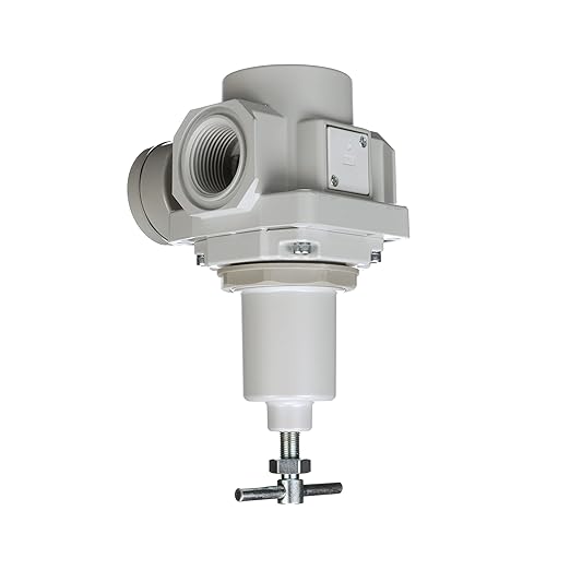 PneumaticPlus SAR Series T-Handle Compressed Air Pressure Regulator (1" NPT)