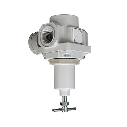 PneumaticPlus SAR Series T-Handle Compressed Air Pressure Regulator (1" NPT)