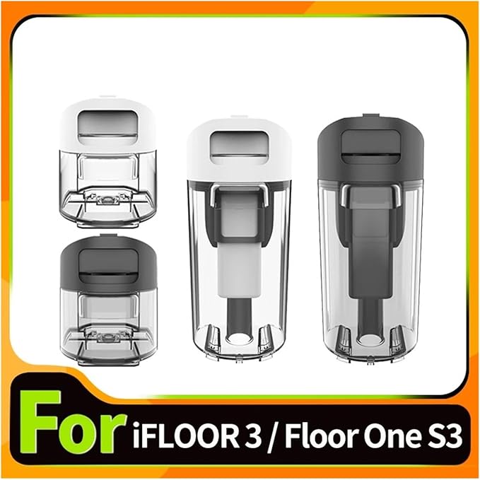 Replacement Clean/Dirt Water Tank,Compatible For Tineco, IFloor 3 Breeze/Floor One S3 Wet Dry Vacuum Cleaner Accessories Parts Large Capacity(White set)