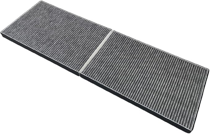 Foldable HEPA Air Intake Filter Fit for Tesla Model X 2015-2020, Upgrade Cabin Air Filter with Activated Charcoal Replace 1045566-00-H 1045566-00-G 104556600H