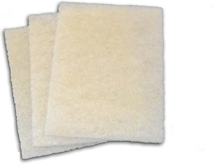 Cut Replacement Skimmer Mat Beige Coarse Filter Media to Fit Popular Brands, Made in USA (14" x 18" x 1.25" Thick - 3 Pack)
