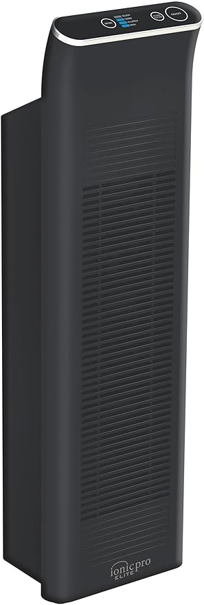 Ionic Pro Platinum (TA750) Air Purifier Tower, Never Replace Filters, Quiet Negative Ion Technology, Cleans Rooms Up to 600 sq ft