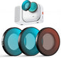Haoge Filter Set for Insta360 GO Ultra,Includes CPL, Black Diffusion 1/4, ND8,and Screen Protector, GO Ultra Accessories, HD Optical Glass/Multi-Coated